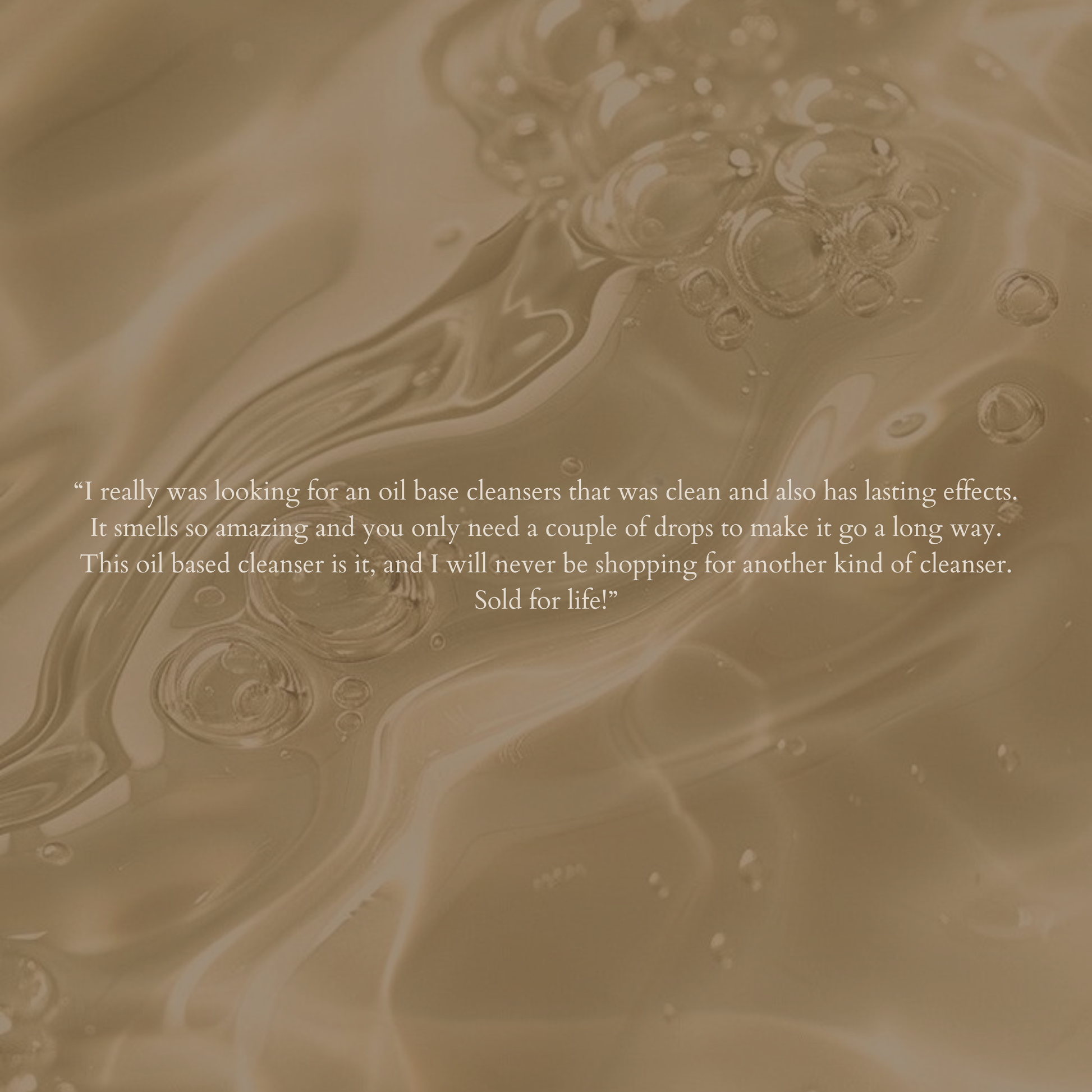 Cleansing oil with pumpkin seed and grapeseed oils